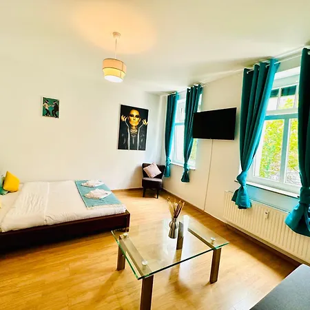 Kunstviertel Apartment Am Kanal Leipzig Exterior foto